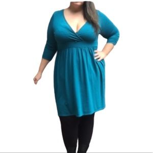 Torrid Surplice Neckline Sweater Dress WITH POCKETS!